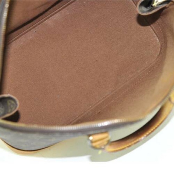 LOUIS VUITTON ALMA SATCHEL HANDBAG LEATHER BROWN - Picture 2 of 8